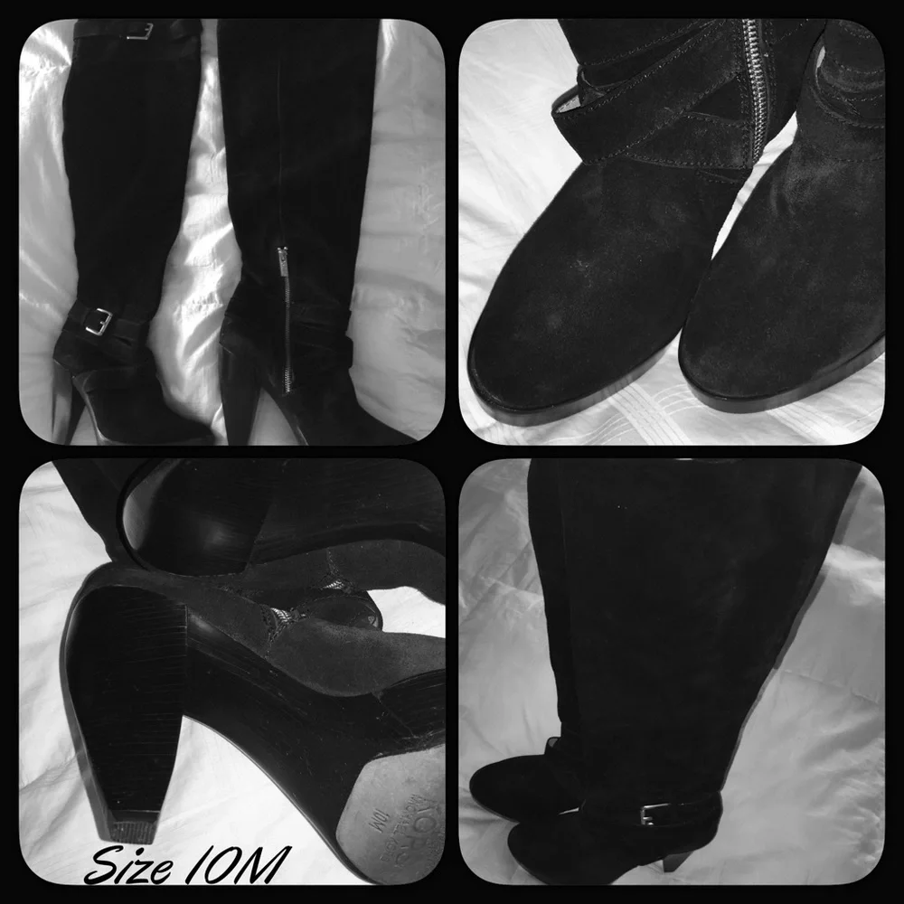 Michael Kors Zanzia Suede Over the Knee Boots